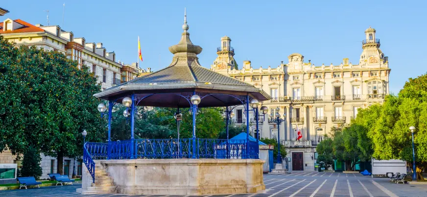 Plaza Pombo en Santander