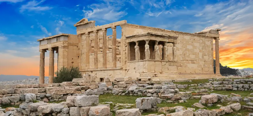 Plano general del Acrópolis en Atenas