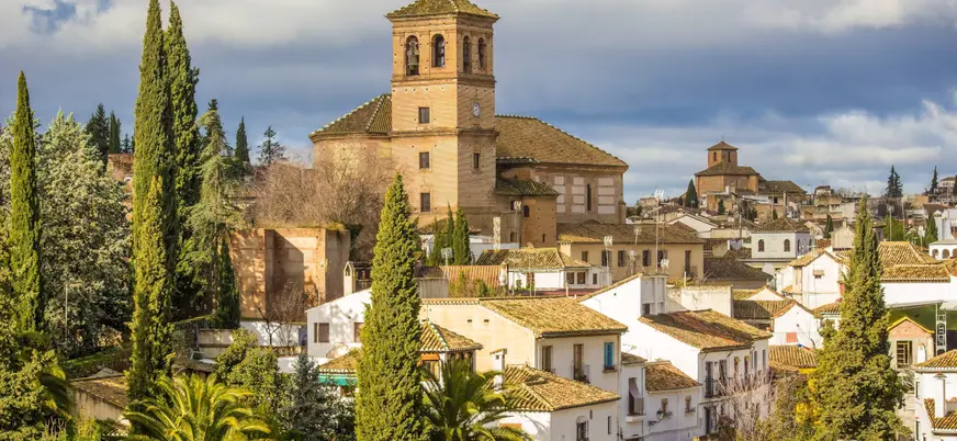 El barrio del Albaicín en Granada