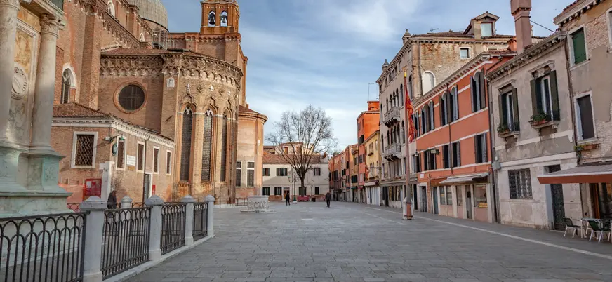 El campo de San Giovanni e Polo, Venecia