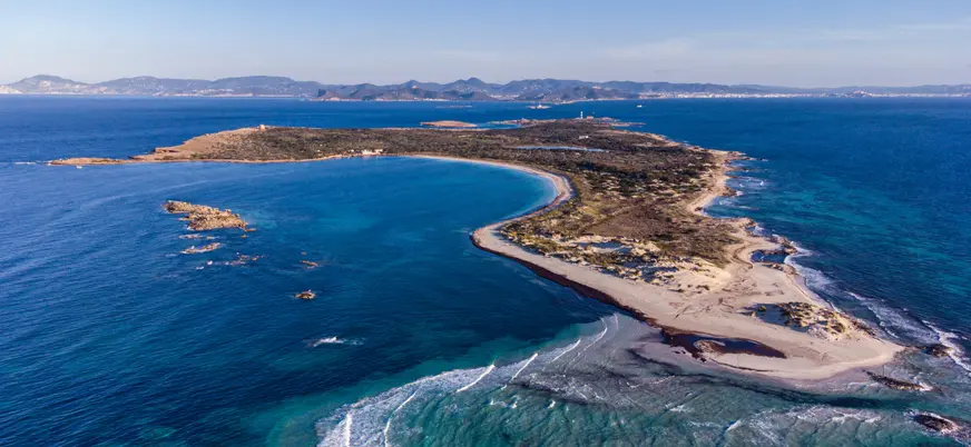 La preciosa isla de S´Espalmador en Formentera