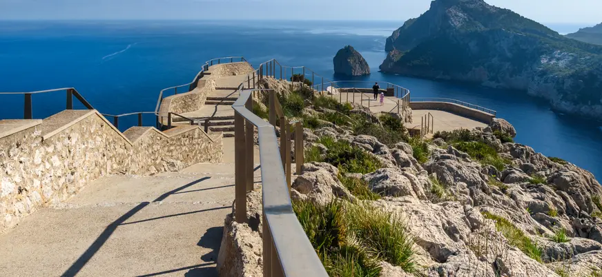 Mirador de Colomer, uno de los mas impresionantes de Mallorca.