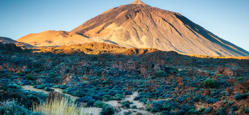 Vista soleada del Teide, Tenerife
