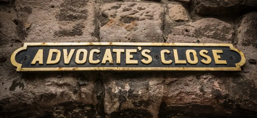 La zona de Adovocate´s Close en la Royal Mile de Edimburgo