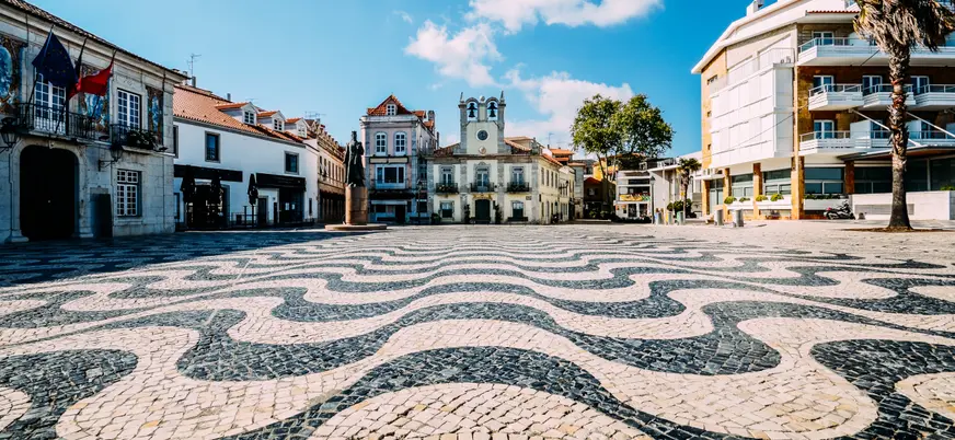 Casco histórico de la ciudad portuguesa de Cascais