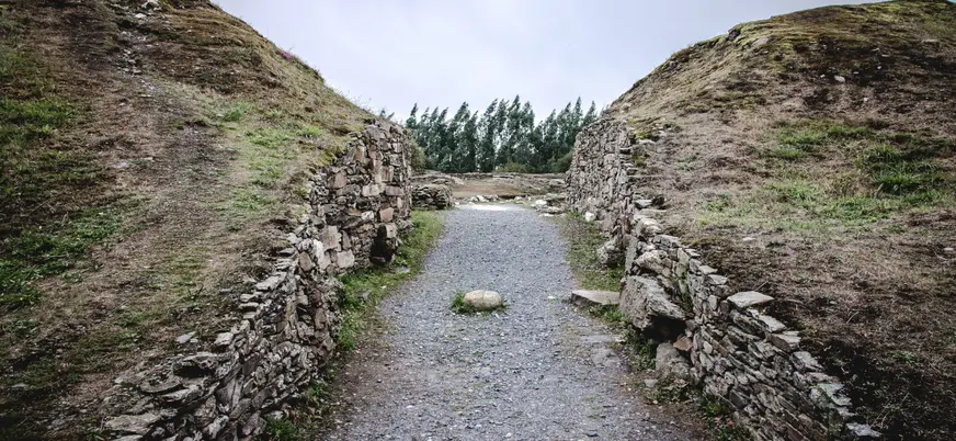 Un día nublado en el Castro de Viladonga, Lugo