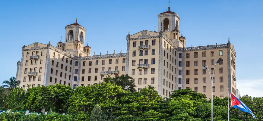 Hotel Nacional de Cuba en un estupendo día soleado, la Habana