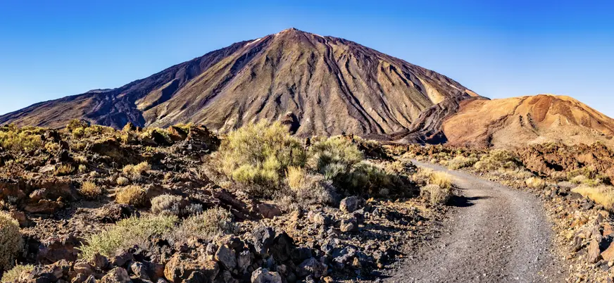 Vistas del Parque Natural del Teide, el entorno en el que se encuentra el observatorio.