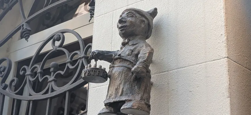 Detalle de un duende cervecero, típico de Colonia.