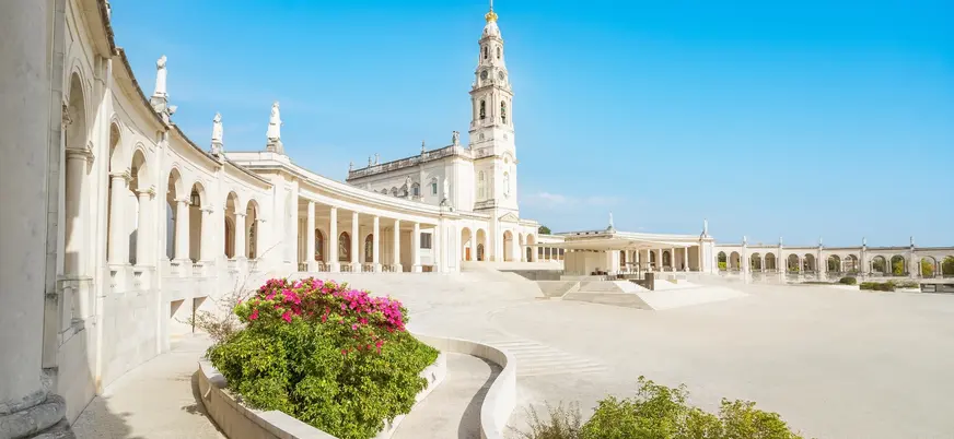 Santuario de Fátima con la Basílica de Nuestra Señora del Rosario, Portugal