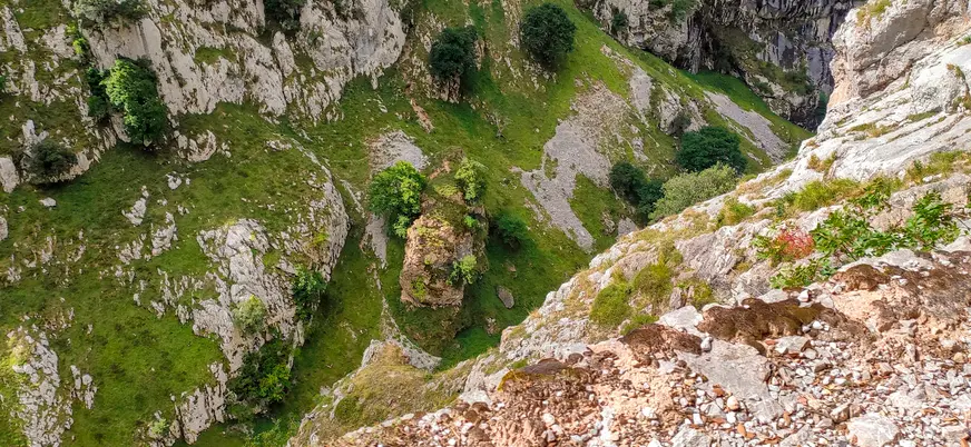 Barranco en la Ruta del Cares