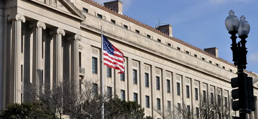 Edificio del Departamento de Justicia en Washington D.C., Estados Unidos