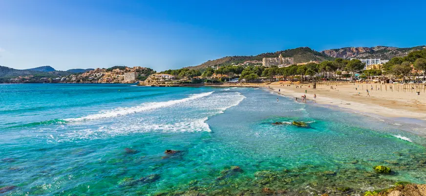 Playa de Paguera en Mallorca