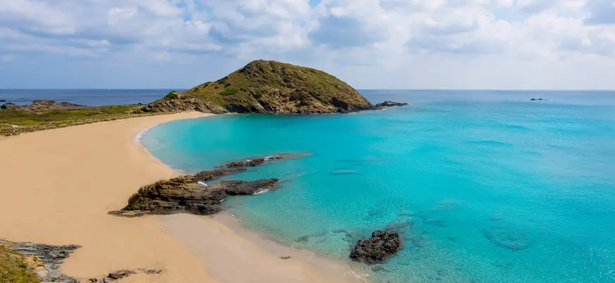 Cala Mesquida en Menorca