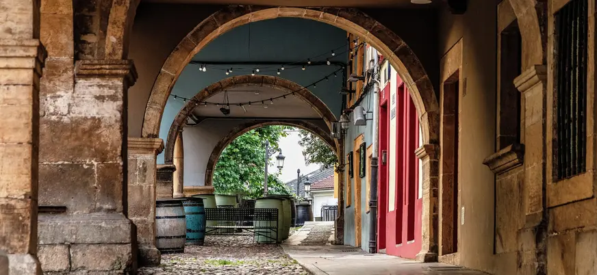 Soportales del casco histórico de Avilés