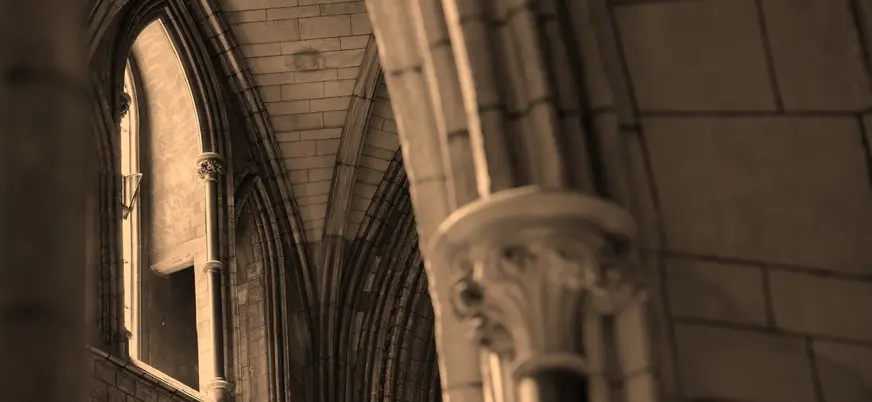 Detalle interior de la Catedral de Dublín
