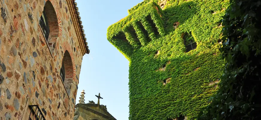 Torre de los Sande en el casco antiguo de Cáceres, España.