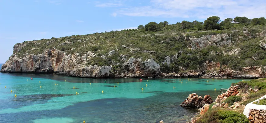bahía de Es Canutells, Menorca