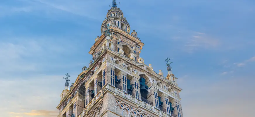 Detalle de la torre Giralda de Sevilla