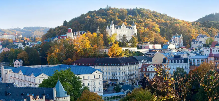 Vista de Karlovy Vary, Chequia