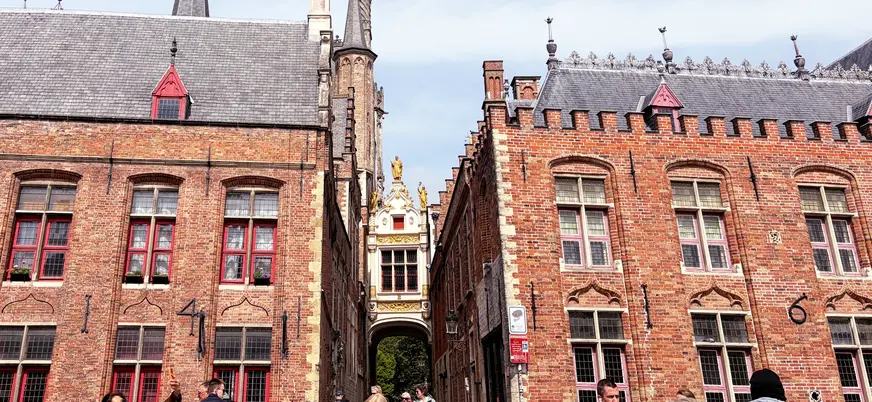 arco de la Blinde Ezelstraat Brujas