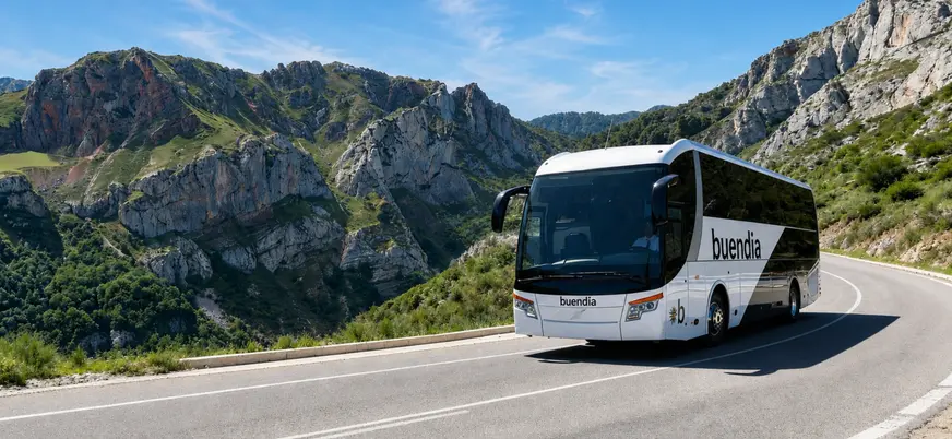 Autobús buendía la Farrapona