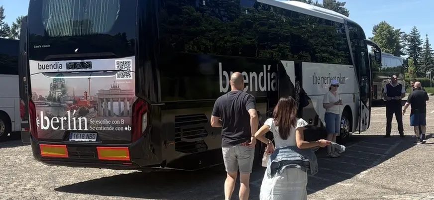 Autobús de buendía en Berlín