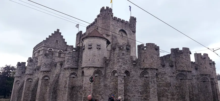 castillo de Gravensteen en Gante Bélgica