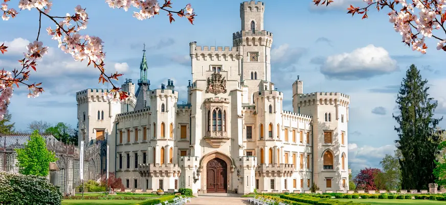 Castillo de Hluboká nad Vltavou, Bohemia, República Checa
