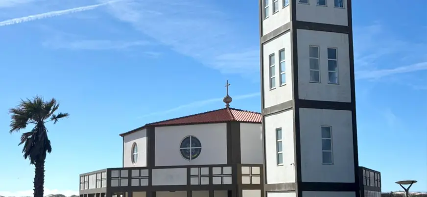 Iglesia en Costa Nova, Portugal