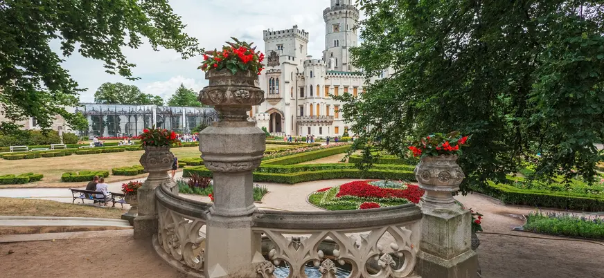 Detalles del Castillo Hluboká nad Vltavou República Checa