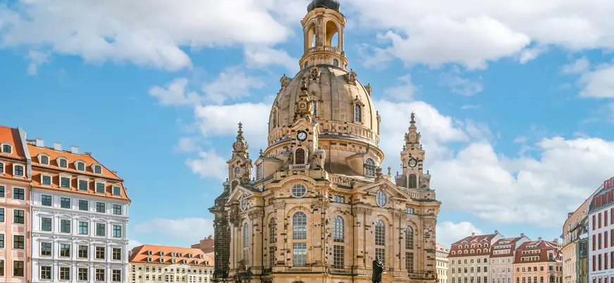 Frauenkirche, Dresde Sajonia Alemania. Excursión a Dresde con buendía