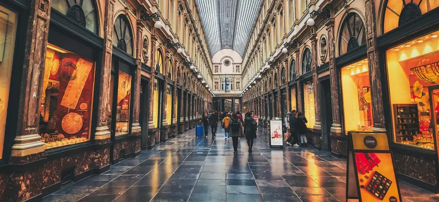 Galerías Reales Saint-Hubert en Bruselas