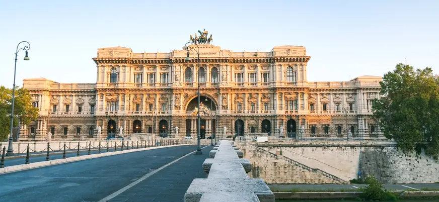 Palacio de Justicia (Corte di Cassazione) en Roma.
