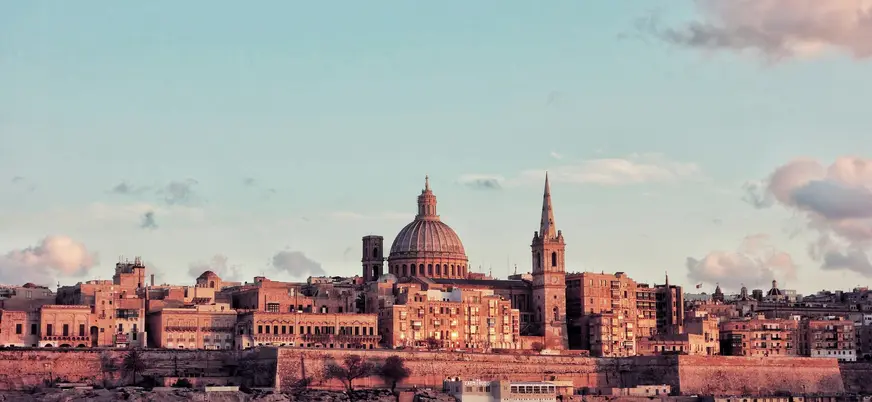 Skyline de La Valeta, en Malta.