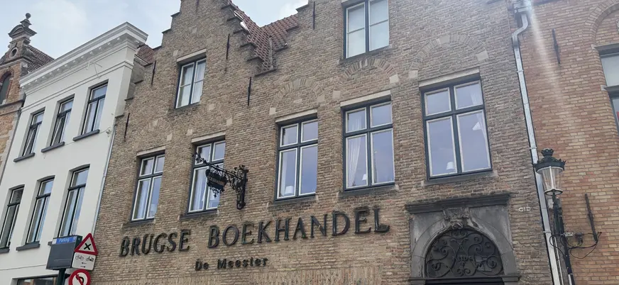 Librería Brugse Boekhandel centro de Brujas Bélgica