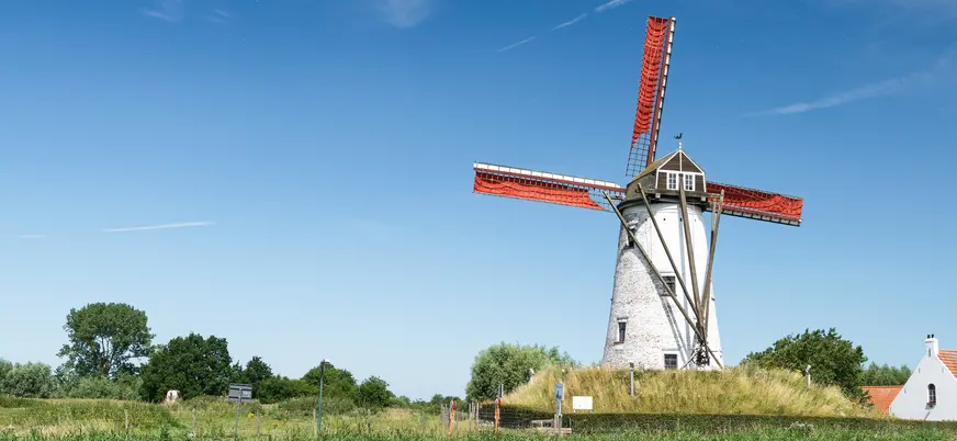 Molino de Damme Flandes Bélgica