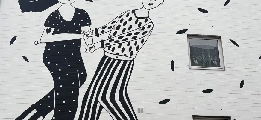 mural de la artista Helen B en Gante Bélgica