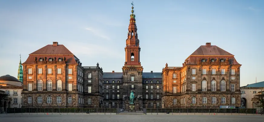 Palacio de Christiansborg en Copenhague, Dinamarca