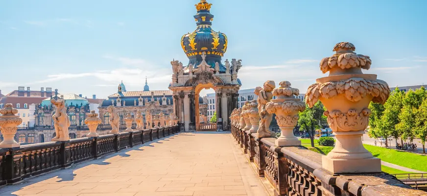 palacio Zwinger, Dresde, Sajonia, Alemania