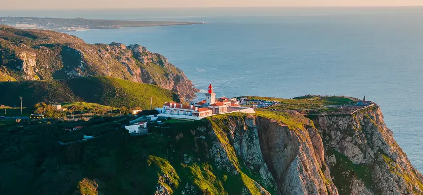 Faro del Cabo da Roca, cerca de Sintra, Portugal