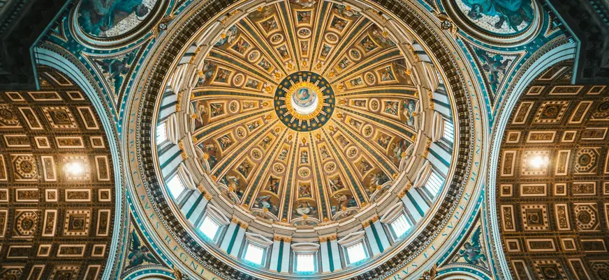 Cúpula de Miguel Ángel en la Basílica de San Pedro