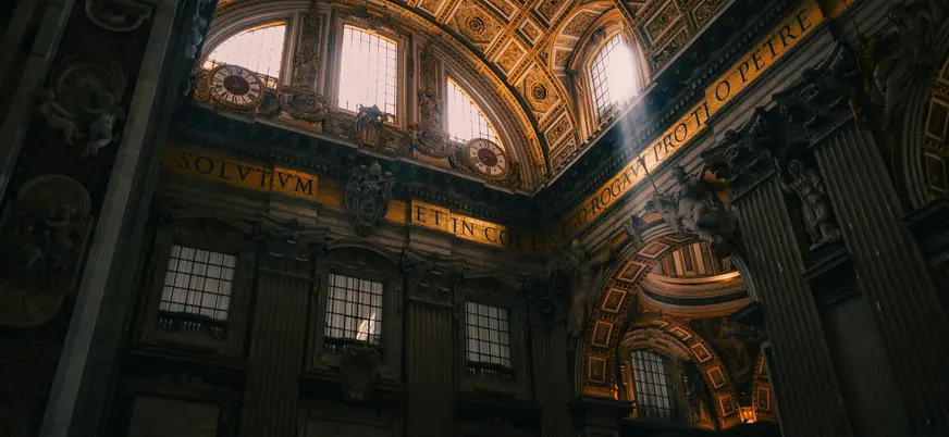 Interior de la Basílica de San Pedro, Ciudad del Vaticano