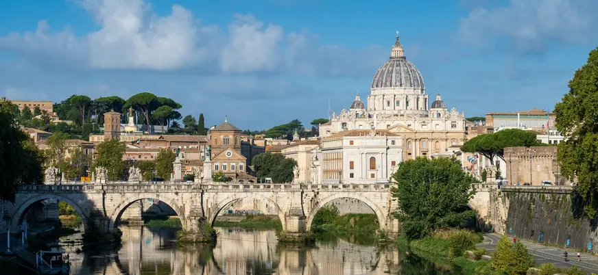 Basílica de San Pedro y Puente Sant'Angelo, Roma