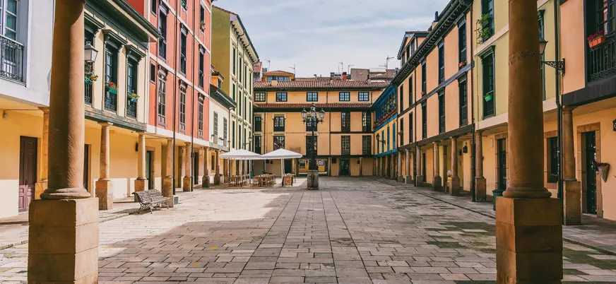 Plaza de El Fontán en Oviedo