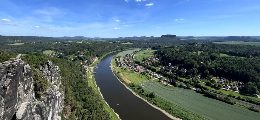 Vistas desde los miradores de Bastei Parque Nacional Suiza Sajona