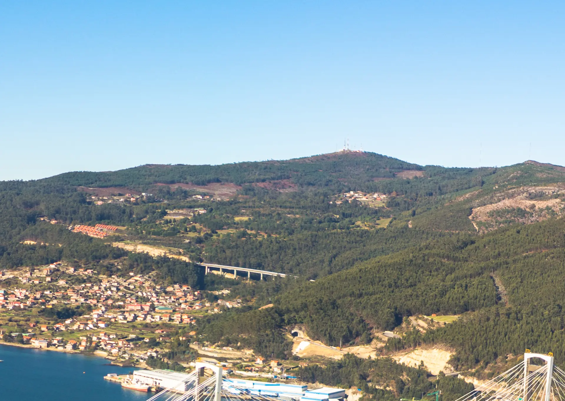 Vista desde la "mejor silla del mundo" de Vigo - Actividades en Vigo - Buendía