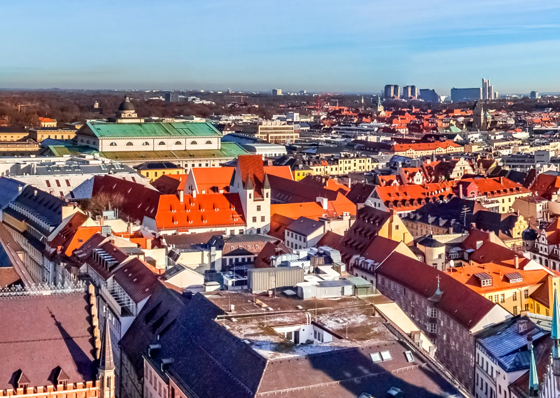 Vista aérea Munich- Free tour Múnich