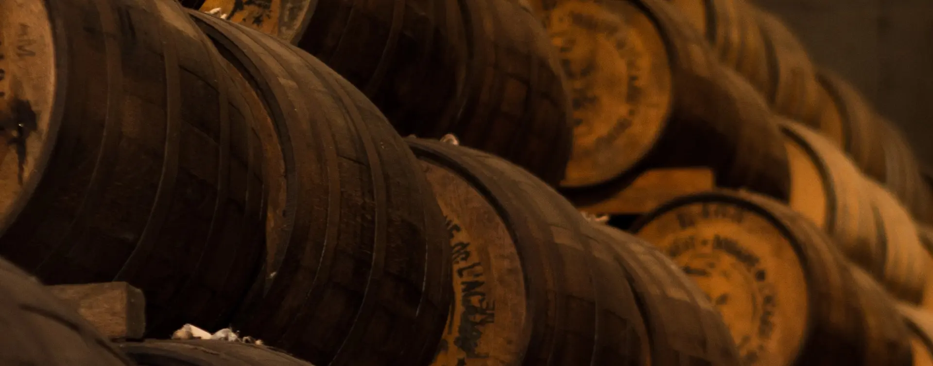 Barricas de roble en una destilería escocesa de whisky - Excursión a Stirling, destilería y Saint Andrews - Actividades y Visitas guiadas Buendía Escocia 