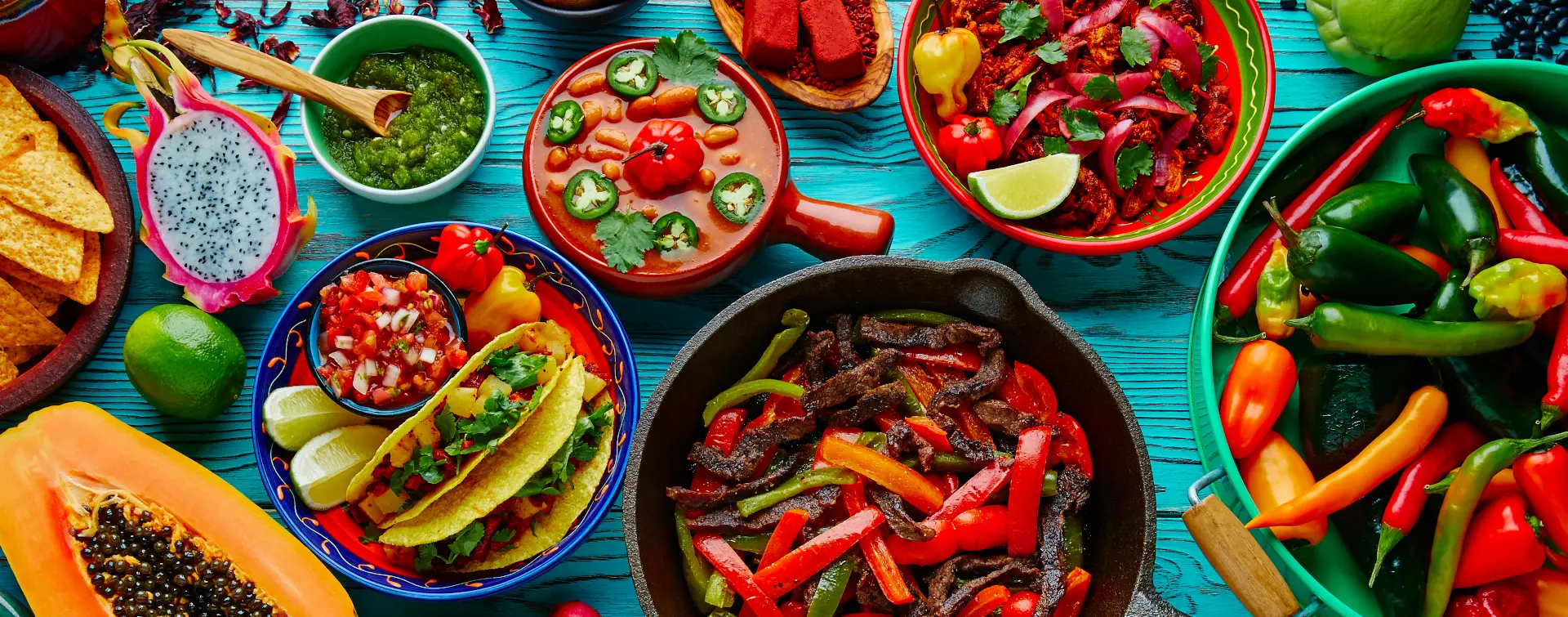 Ingredientes para fabricar auténticos Tacos Mexicanos- Free Taco Tour Visita guiada y Excursiones Buendía México